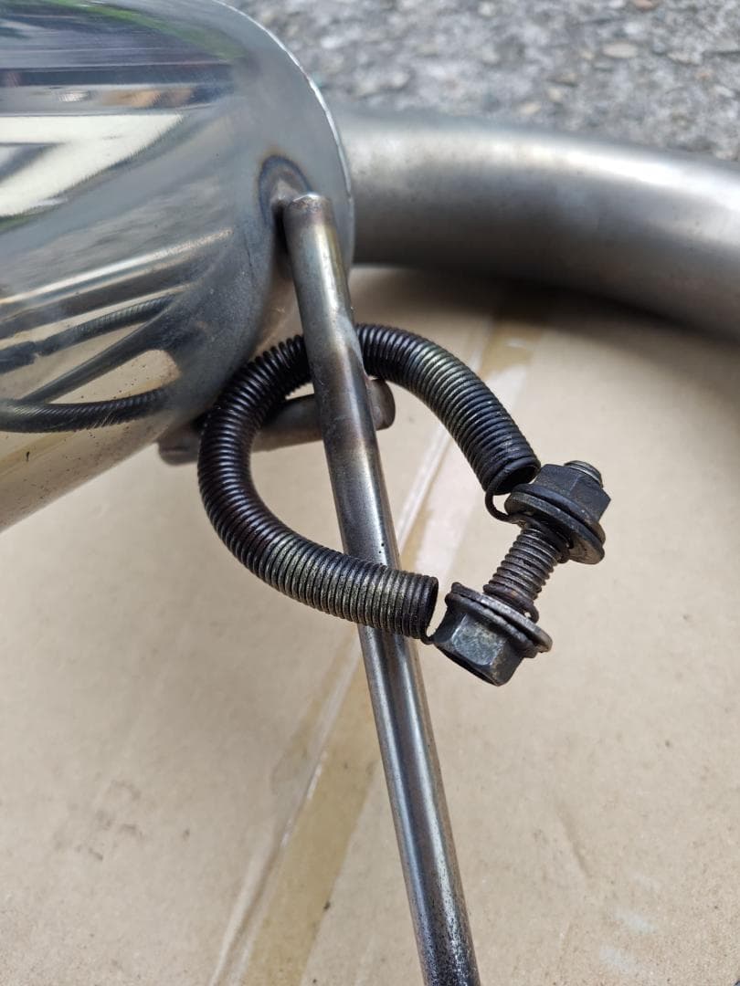 ジムニー JB23 社外ステンレスマフラー 車検対応 合法品 ノーマルバンパー用