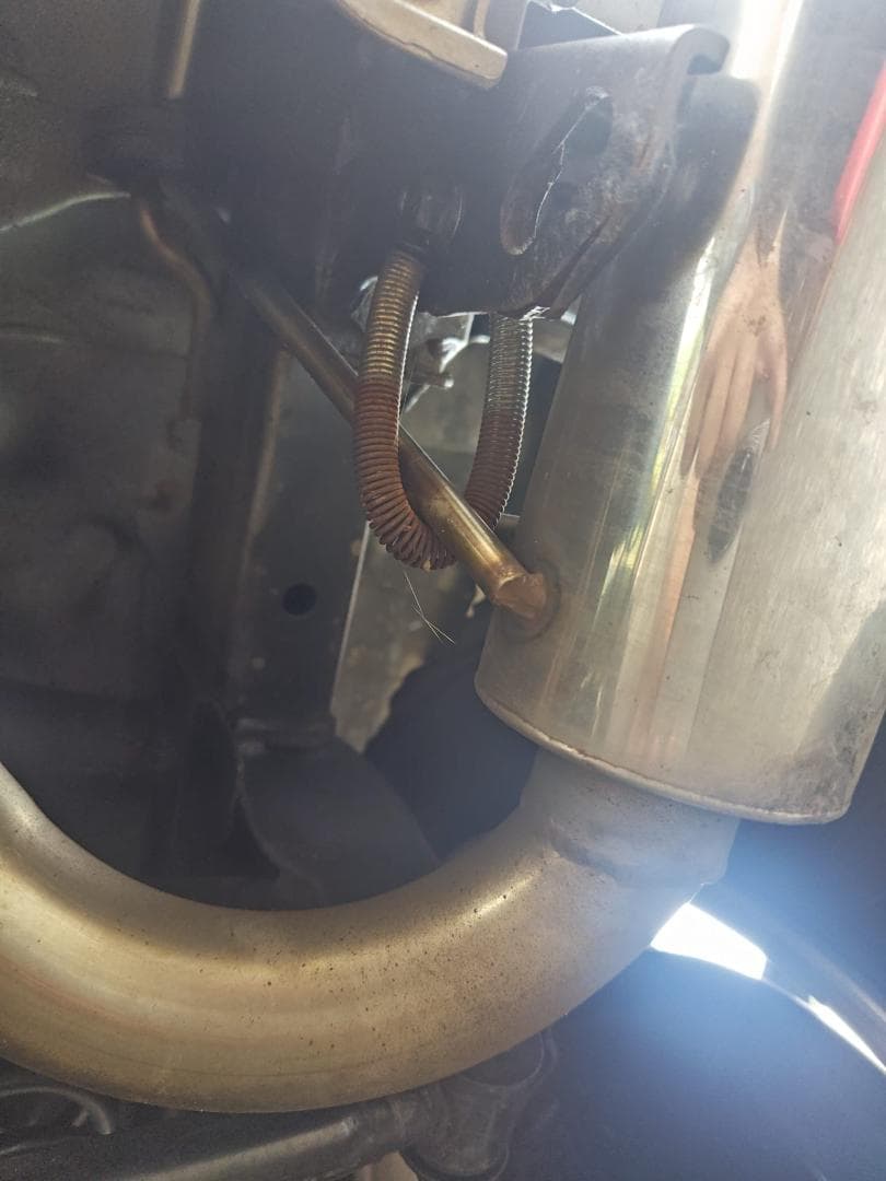 ジムニー JB23 社外ステンレスマフラー 車検対応 合法品 ノーマルバンパー用