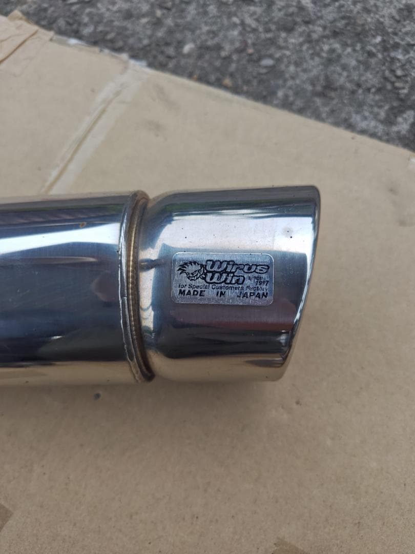 ジムニー JB23 社外ステンレスマフラー 車検対応 合法品 ノーマルバンパー用