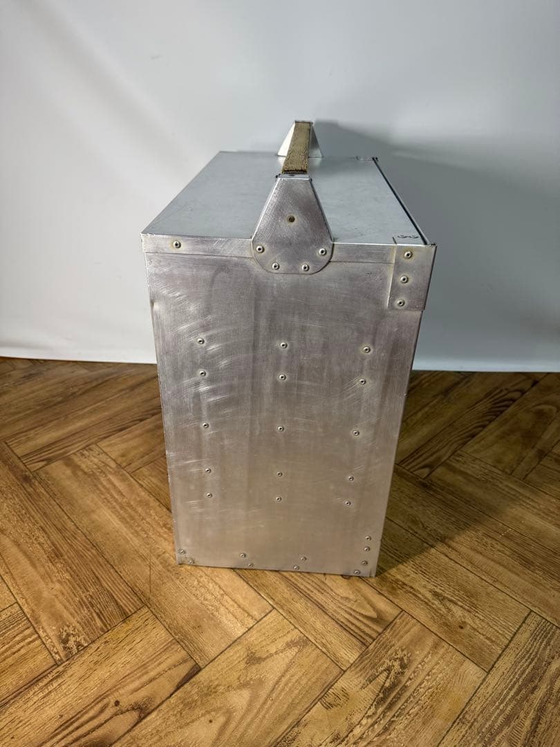 ◆出前箱◆おかもち◆47.5×25.5×47.5◆4段◆アルミ製◆岡持ち◆