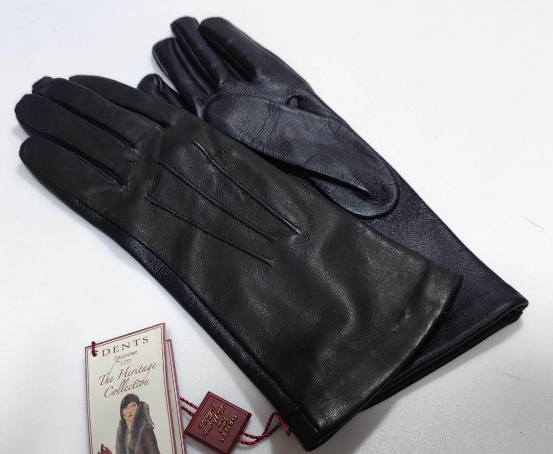 67新品 DENTS 英国製 スマホ対応ヘアシープグローブ デンツ 婦人 7