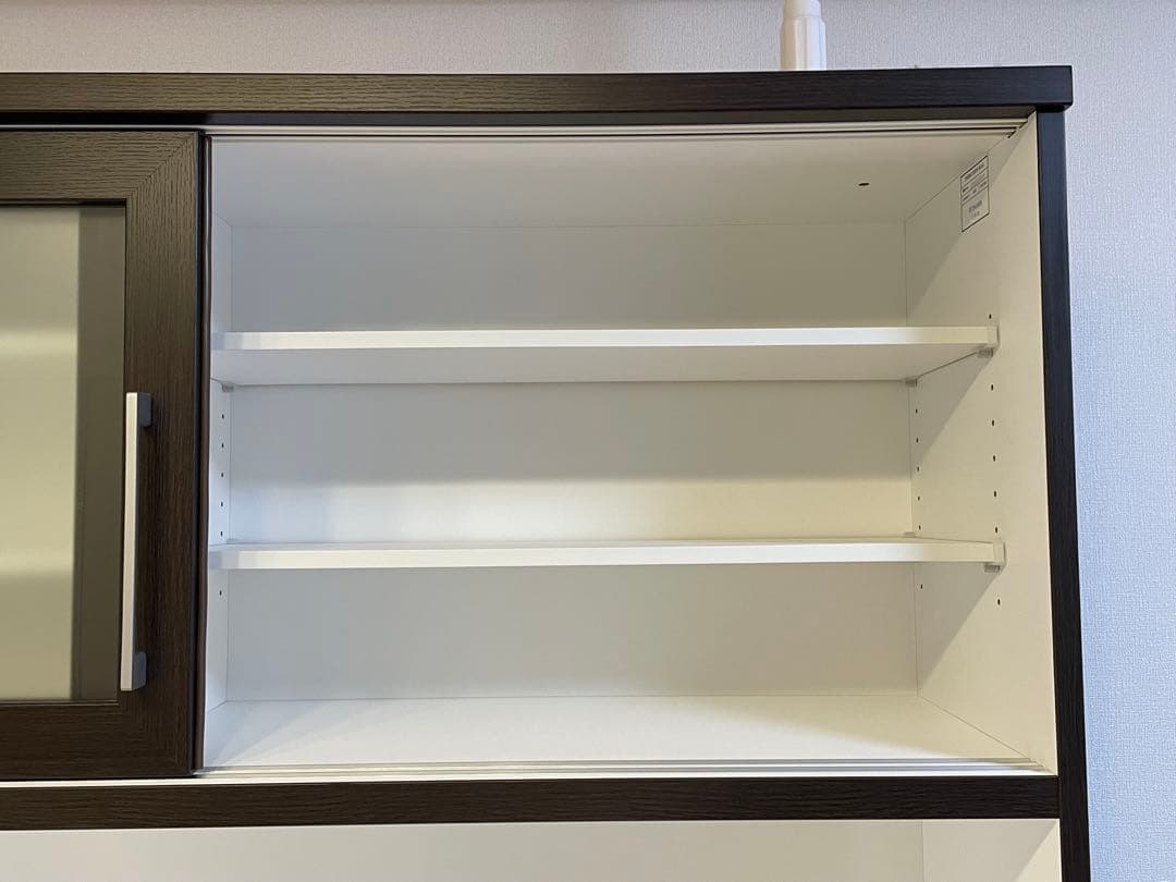 ニトリ食器棚 レジューム 150AG-S DBR /150SH-R DBR