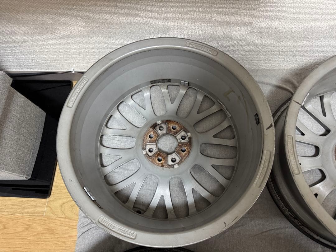 アバルト595 純正ホイール　17インチ7J pcd98 オフセット+38 4本