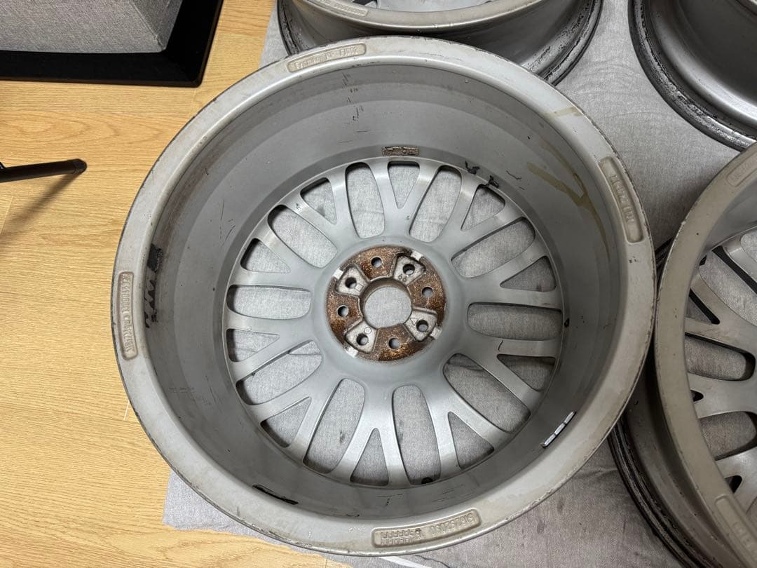 アバルト595 純正ホイール　17インチ7J pcd98 オフセット+38 4本