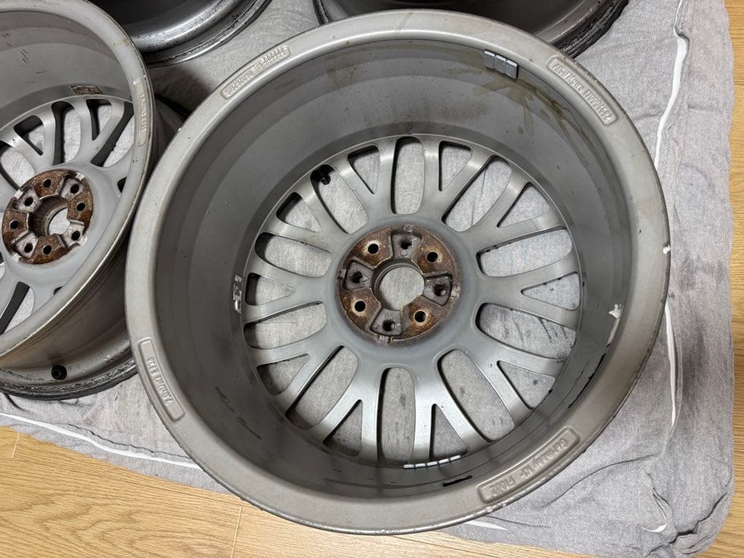 アバルト595 純正ホイール　17インチ7J pcd98 オフセット+38 4本