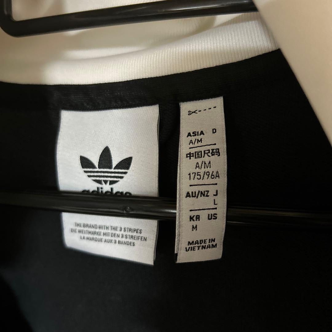 adidas アディダスベッケンバウアーブラック　韓国古着外見至上主義Mサイズ