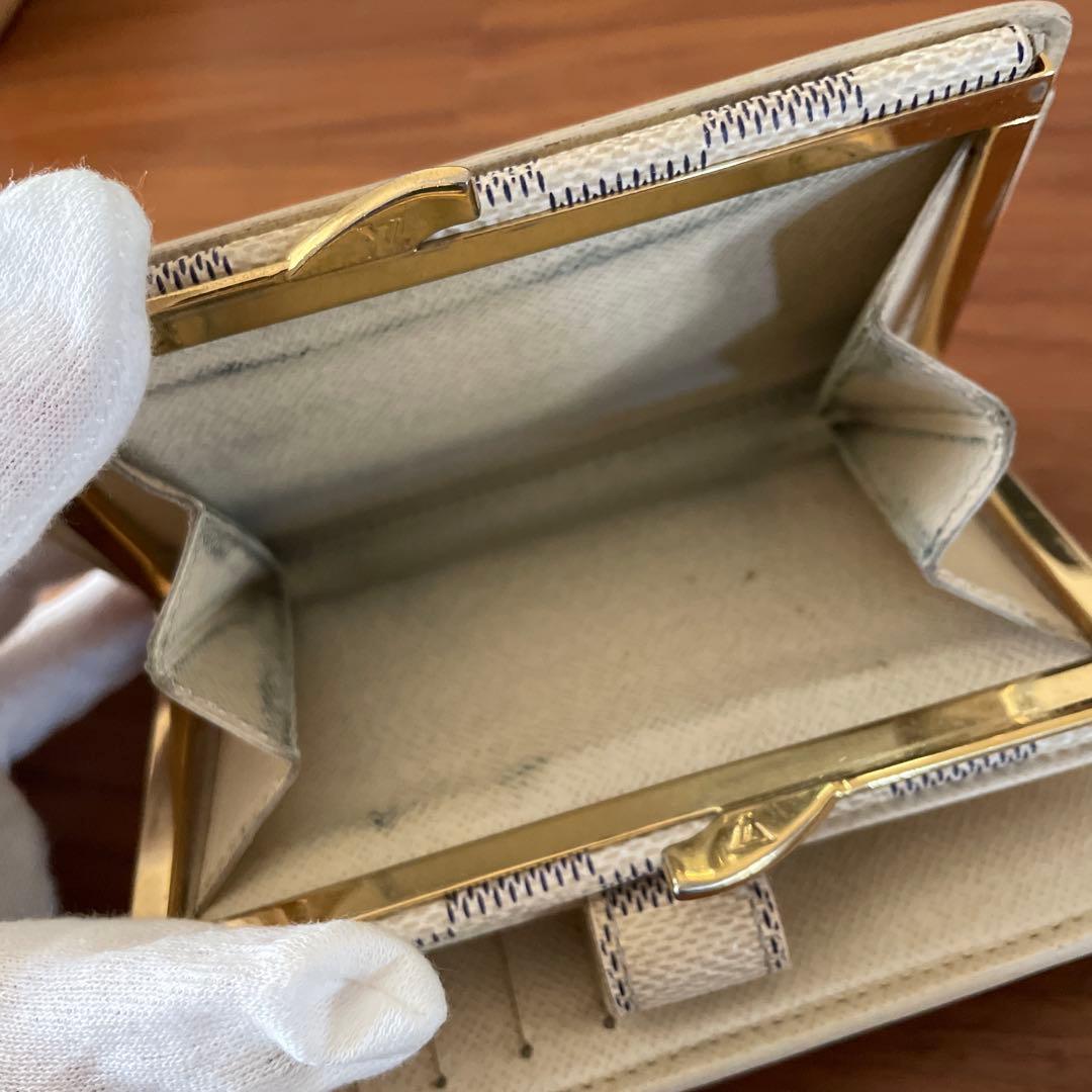 ルイ・ヴィトン ダミエアズール　二つ折り財布