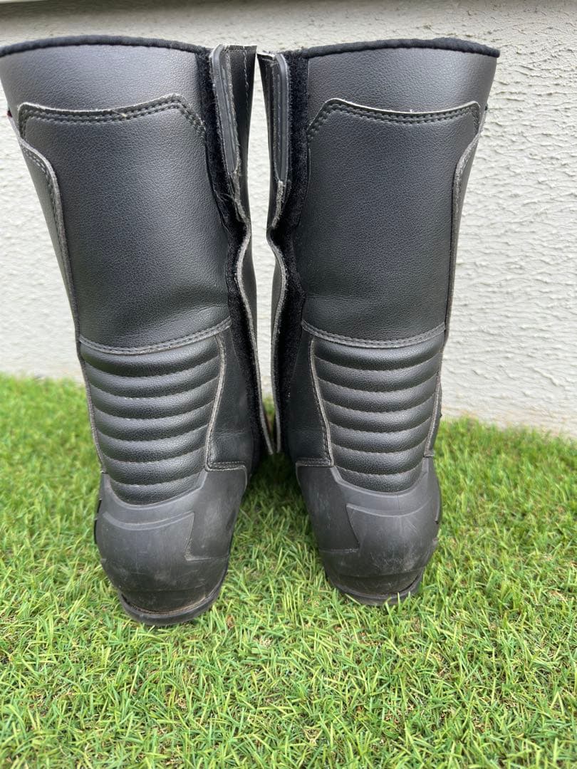 ガエルネ　G-RT 26CM バイクブーツ 黒 合成皮革 プロテクション付き