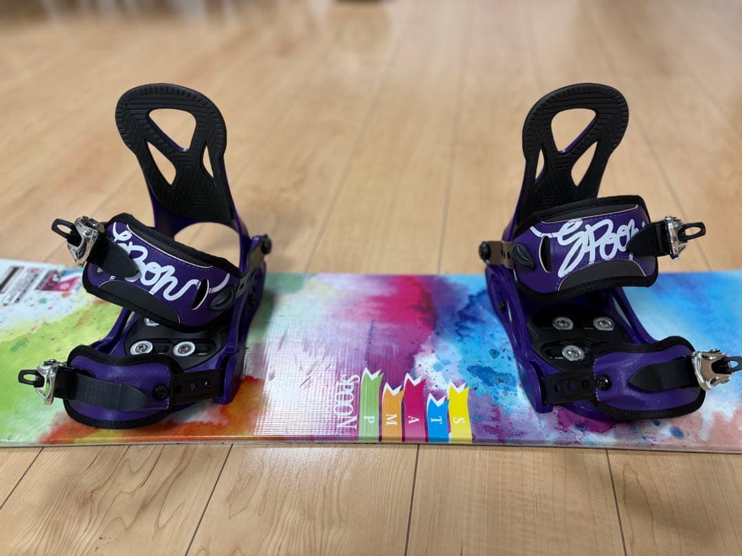 SPOON 118cm スノーボード ビンディングセット