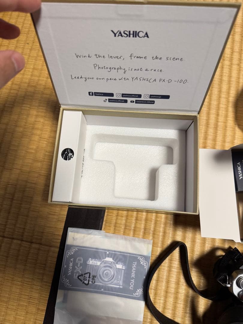 波*き様 Yashica FX-D100デジタルカメラ 本体と付属品