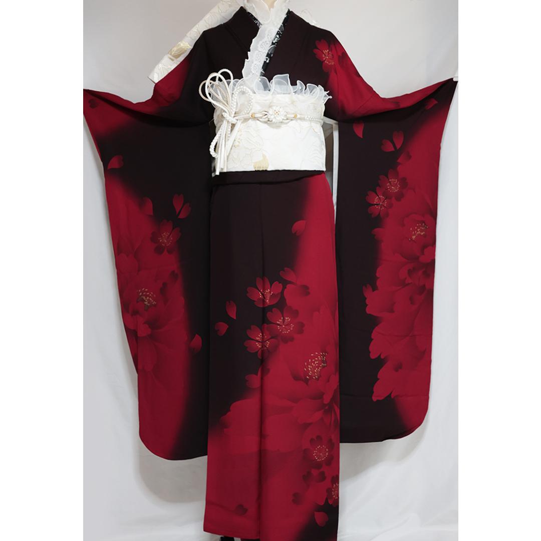 人気カラー■振袖7点セット帯新品帯締め帯揚げフルセット成人式DB06