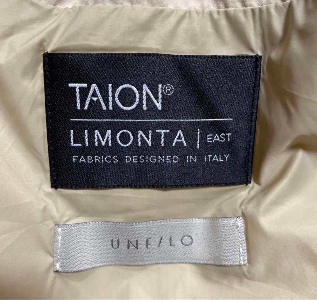 新品 未使用 UNFILO×TAION キルティングダウンジレ ベージュ S