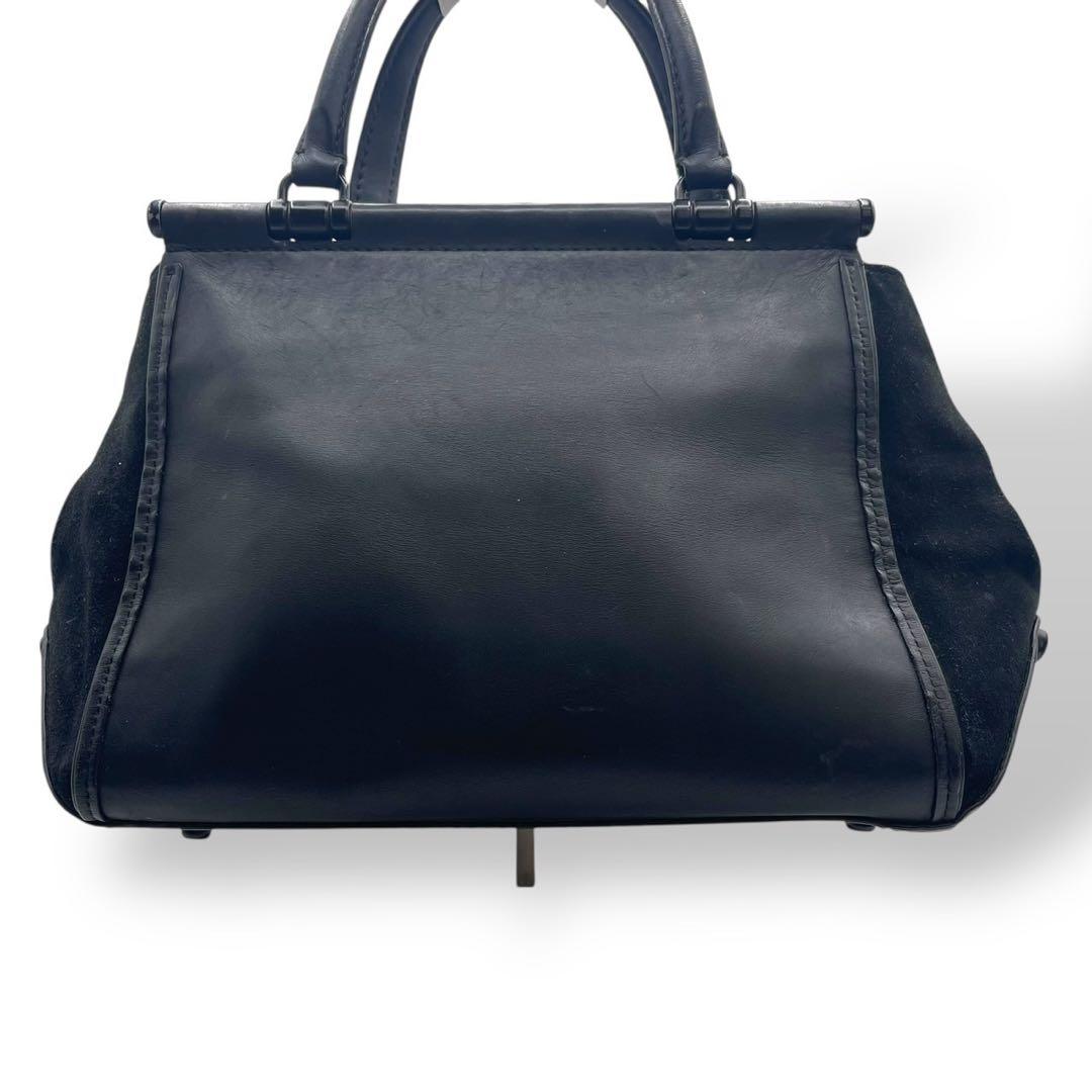 良品 コーチ 2way ショルダーバッグ ドリフター ターンロック レザー 黒