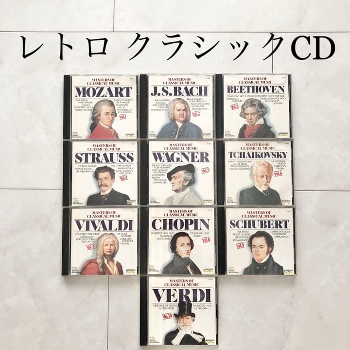 クラシック　有名作曲家　名曲　モーツァルト　バッハ　ベートーヴェン　シュトラウス