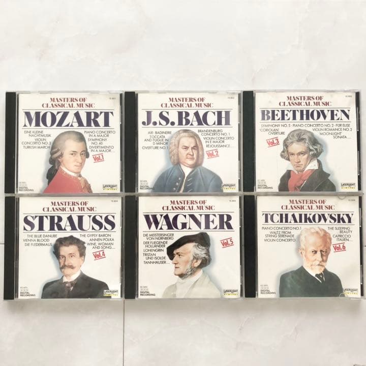 クラシック　有名作曲家　名曲　モーツァルト　バッハ　ベートーヴェン　シュトラウス