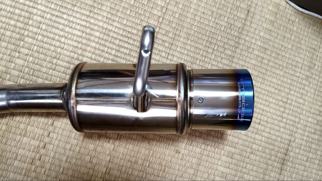 rosso modello COLBASSO Ti-C マフラー