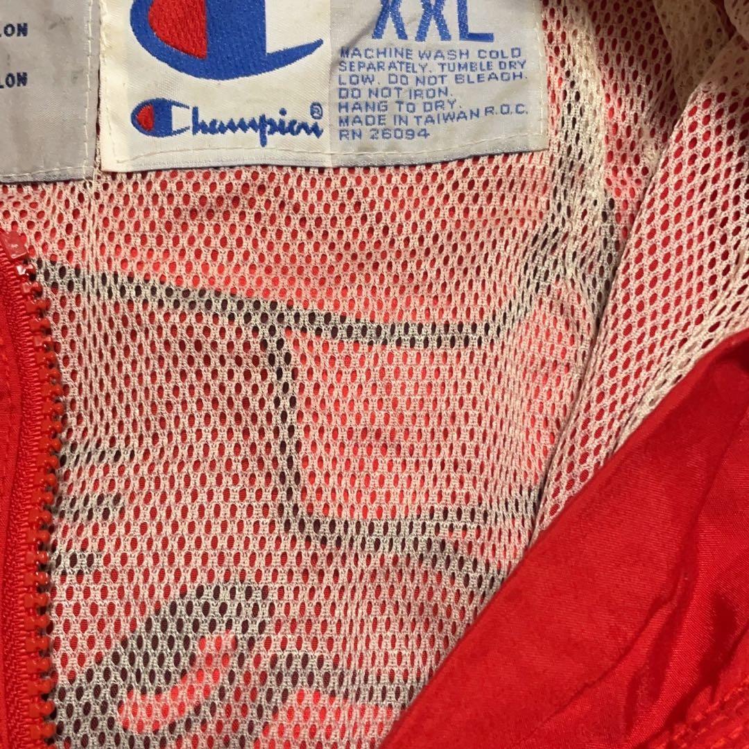 Y119【Champion】90's NBA シカゴ ブルズ ジャケット XXL