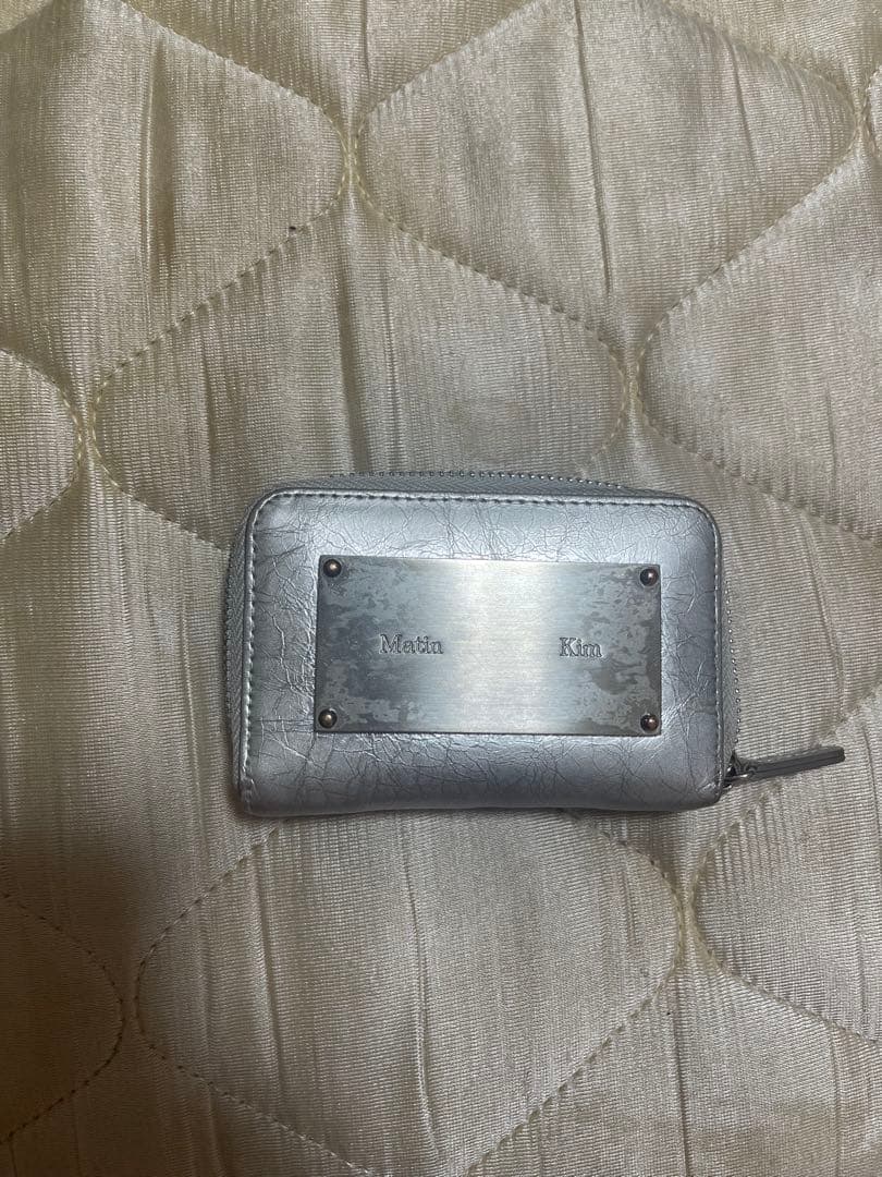 専用MatinKim VINTAGE COMPACT WALLET SILVER