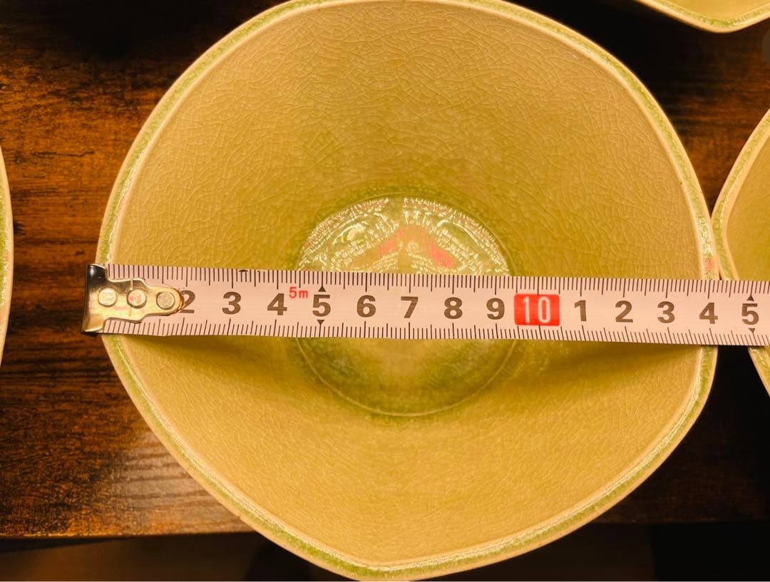 武村豊徳御井　向付 5枚揃い共箱未使用保管品