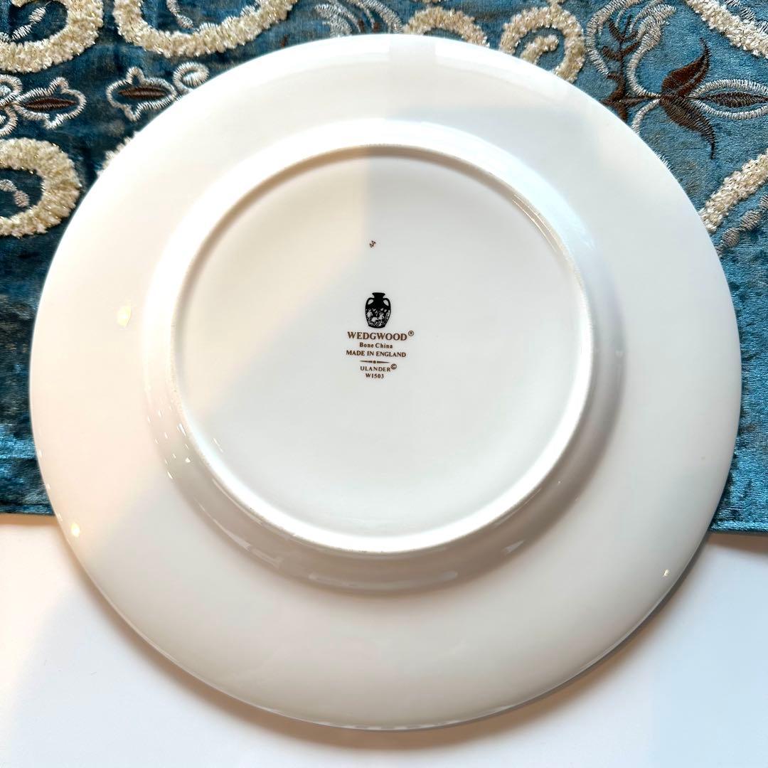 ウェッジウッドユーランダー パウダーターコイズディナー皿27cm磁器2枚セット