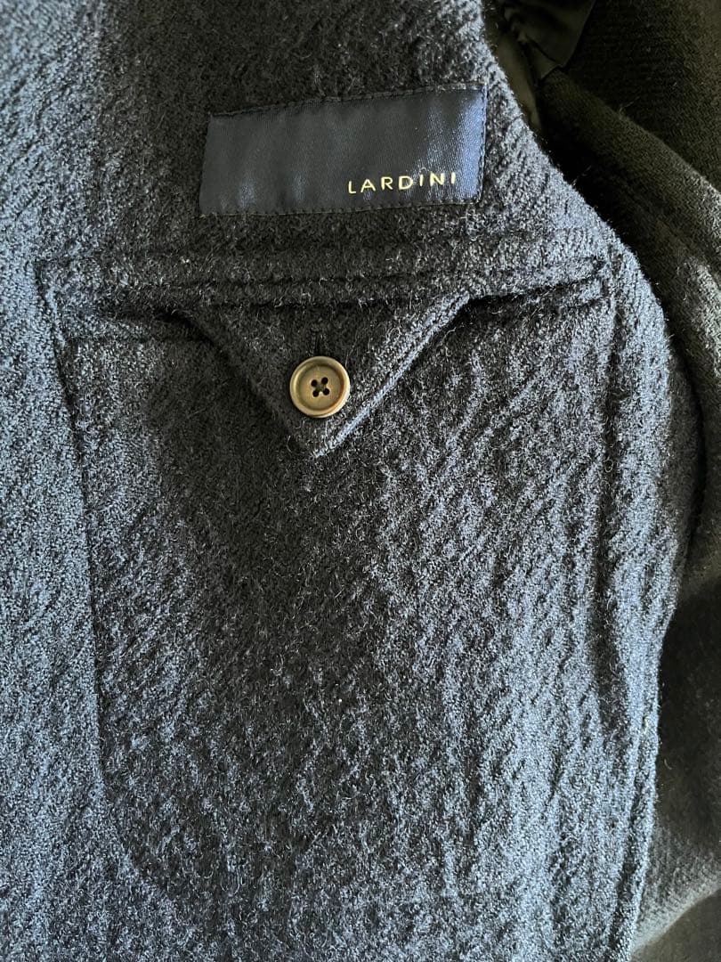 LARDINI《ラルディーニ》チェスターコート　ダークネイビー　サイズ46