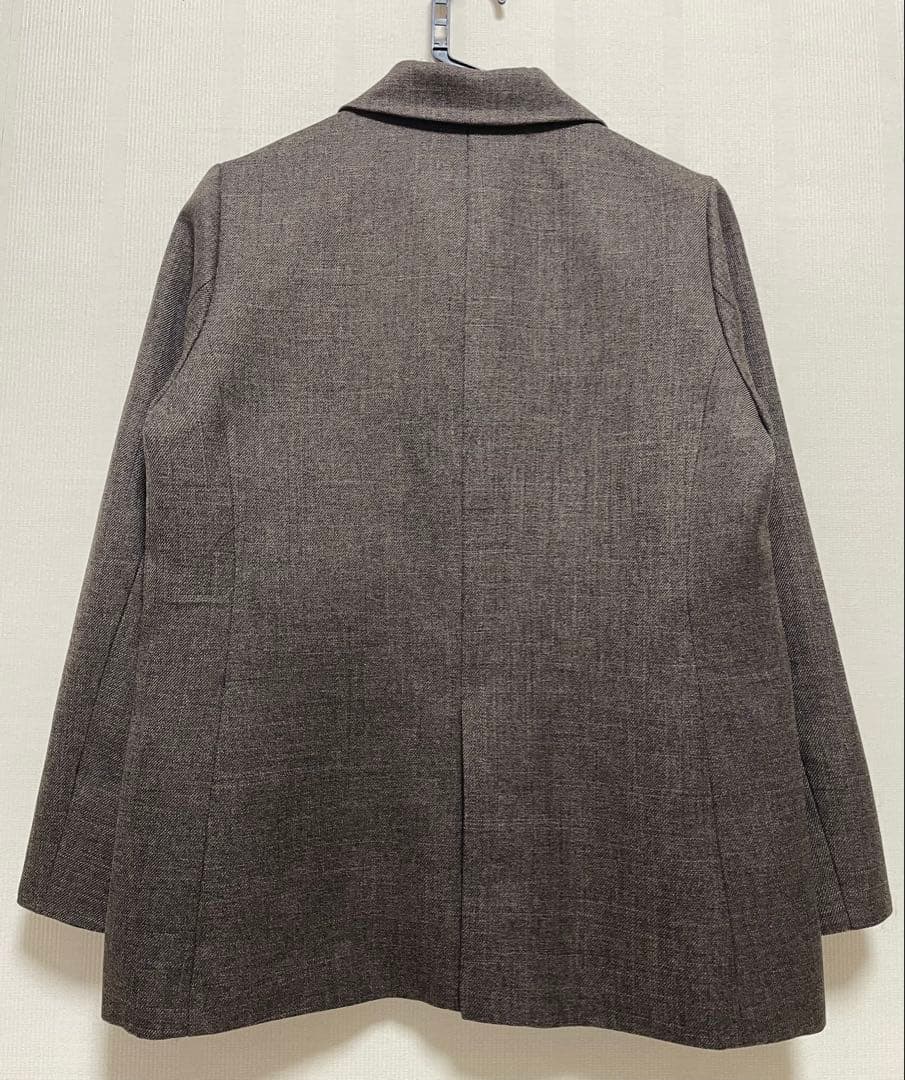 スリートーンツイードジャケット　ブラウン　Mサイズ