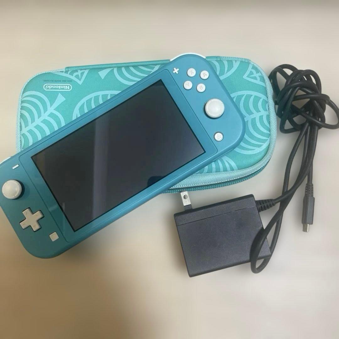 Switch lite ターコイズ 本体・ケース・充電器
