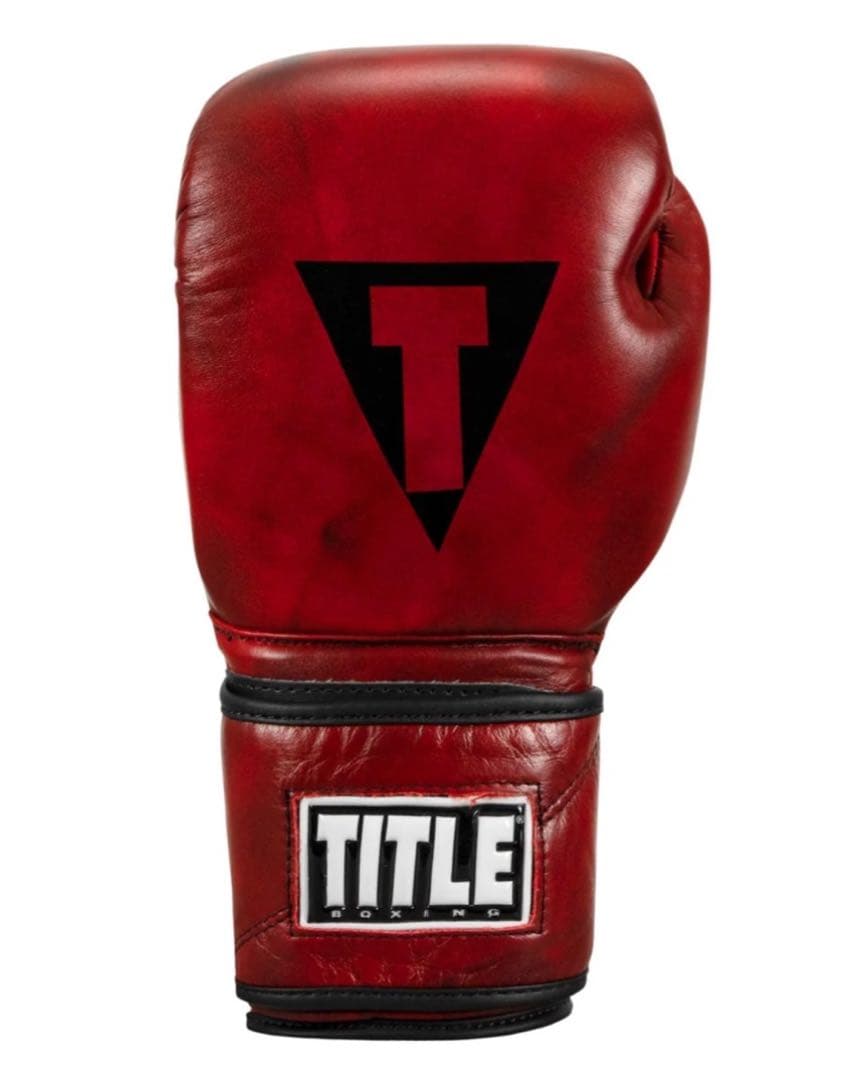 新品未使用 TITLE ボクシンググローブ 赤　12オンズ