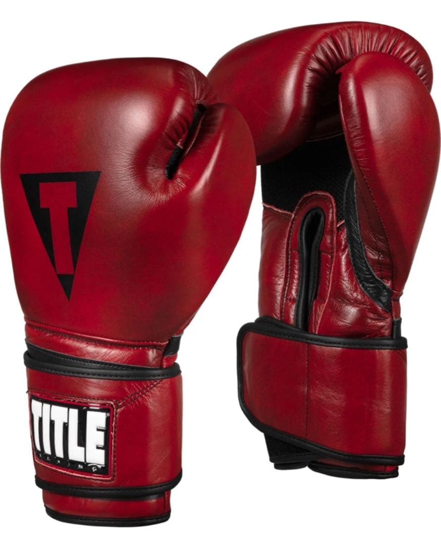 新品未使用 TITLE ボクシンググローブ 赤　12オンズ