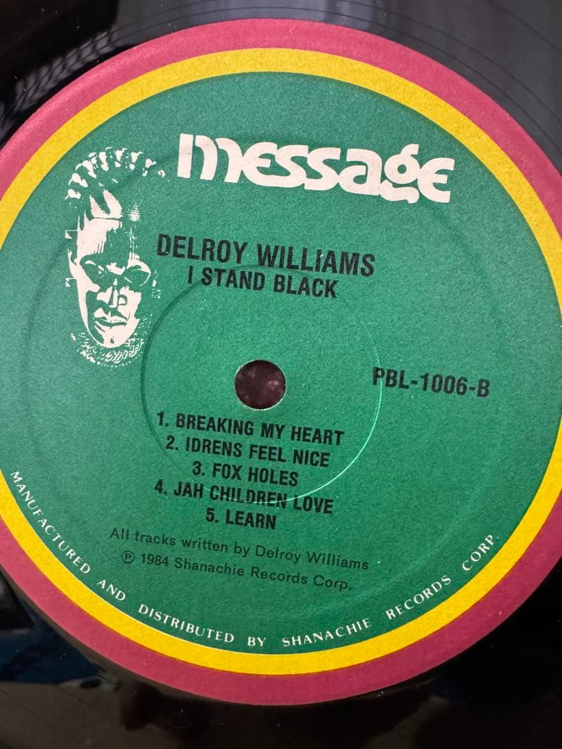 洋楽 Delroy Williams / I Stand Black(Rockers)