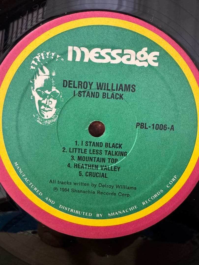 洋楽 Delroy Williams / I Stand Black(Rockers)