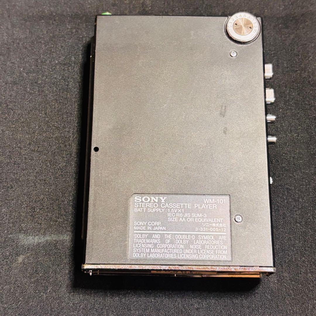 動作未確認SONY WALKMAN WM-101 ステレオ　カセットプレーヤー
