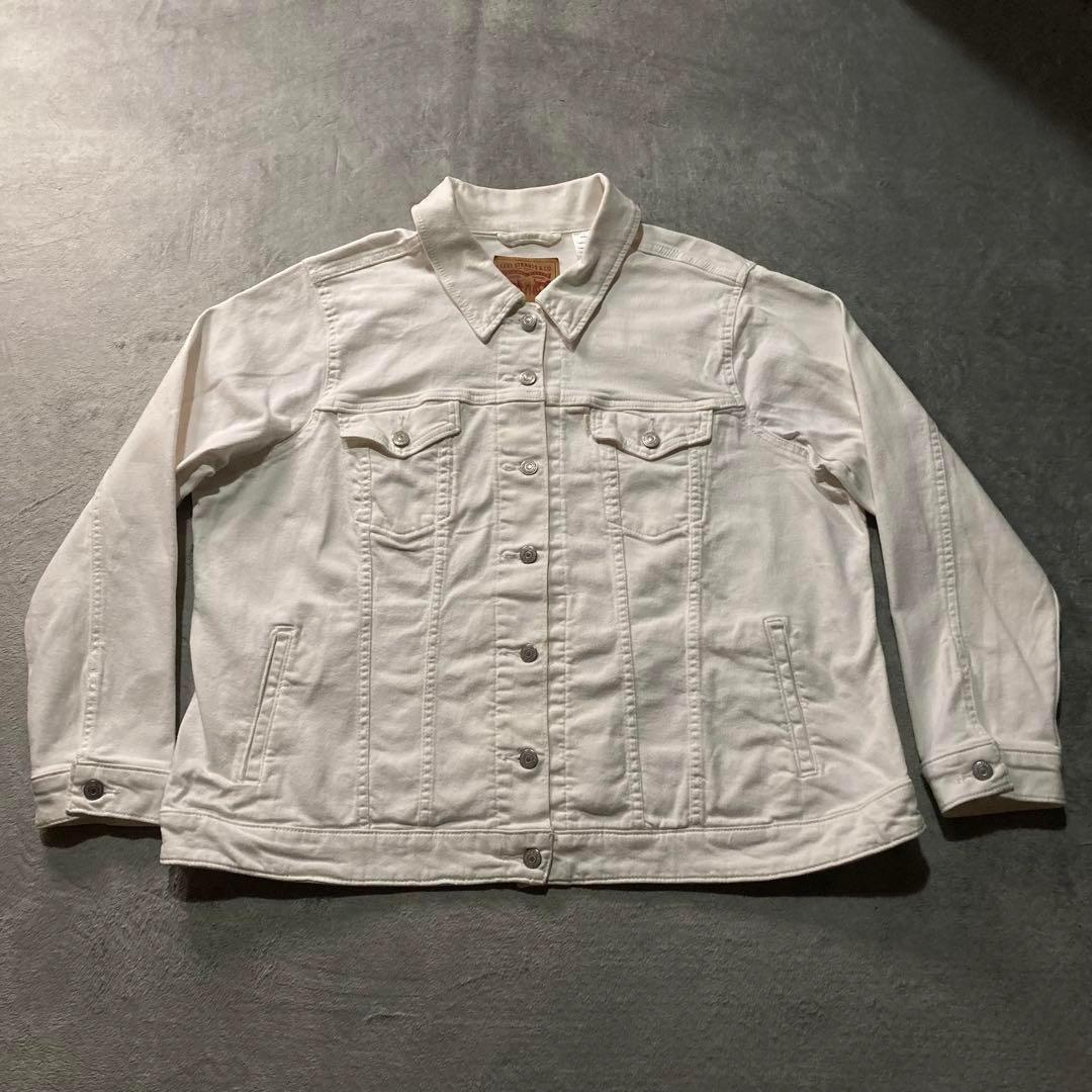 Levi’s DenimJacket Gジャン トラッカージャケット 白 3L