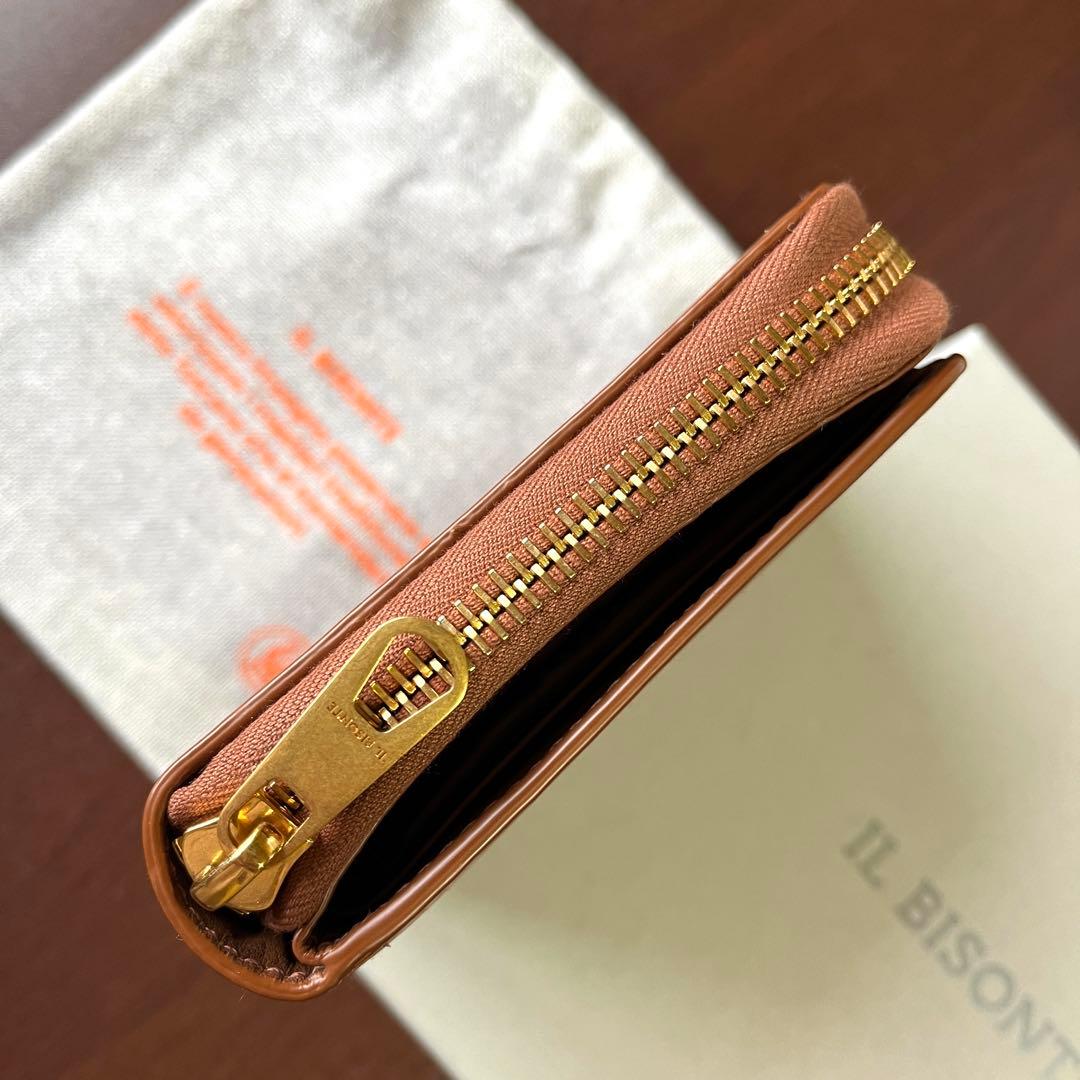 イルビゾンテ 財布 メンズ レディース 二つ折り財布 レザー ブラウン