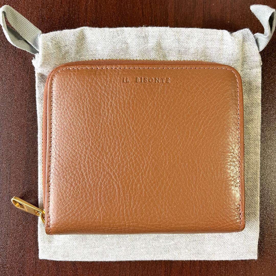 イルビゾンテ 財布 メンズ レディース 二つ折り財布 レザー ブラウン