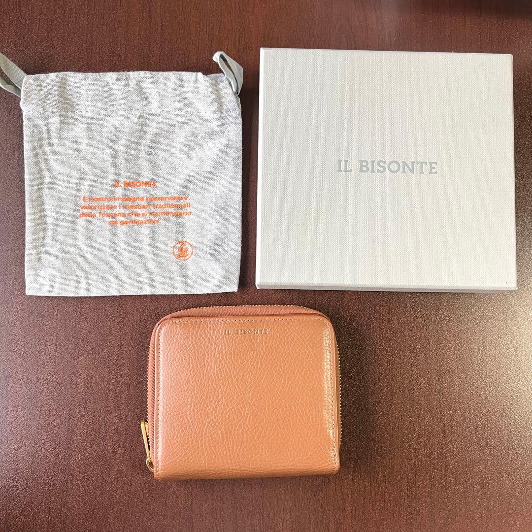 イルビゾンテ 財布 メンズ レディース 二つ折り財布 レザー ブラウン