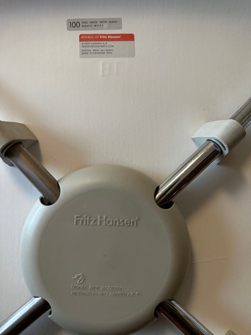 正規品・フリッツハンセン　セブンチェア　ラッカーホワイト②