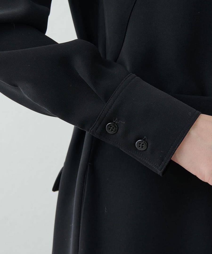 【美品】Whim Gazette ウィムガゼット　長袖 オールインワン　ブラック