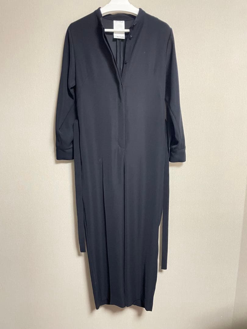 【美品】Whim Gazette ウィムガゼット　長袖 オールインワン　ブラック