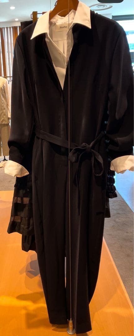 【美品】Whim Gazette ウィムガゼット　長袖 オールインワン　ブラック