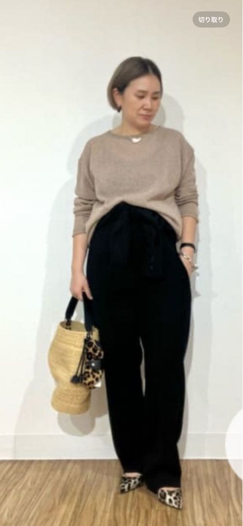 【美品】Whim Gazette ウィムガゼット　長袖 オールインワン　ブラック