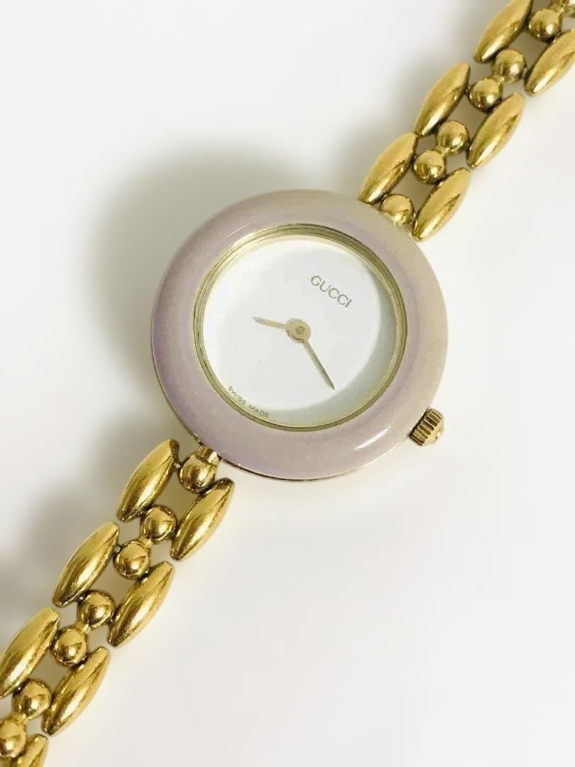 美品☆グッチ GUCCI チェンジベゼル 腕時計