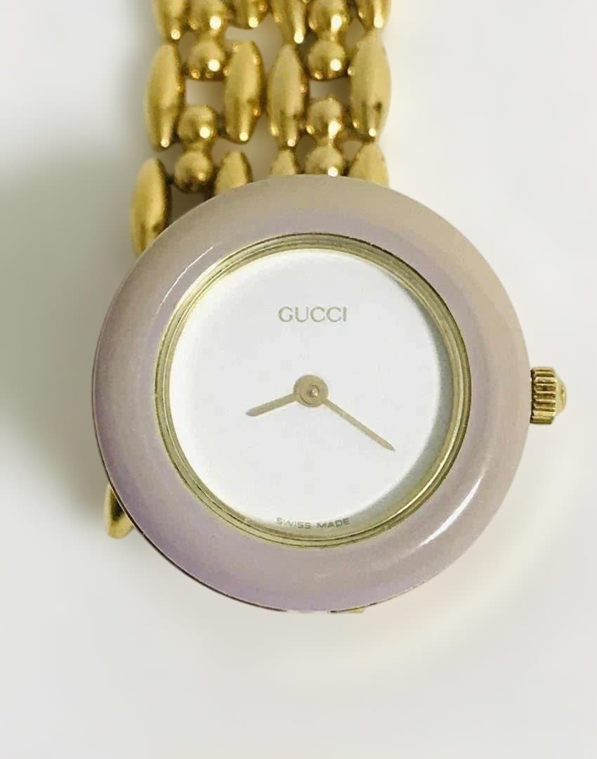 美品☆グッチ GUCCI チェンジベゼル 腕時計