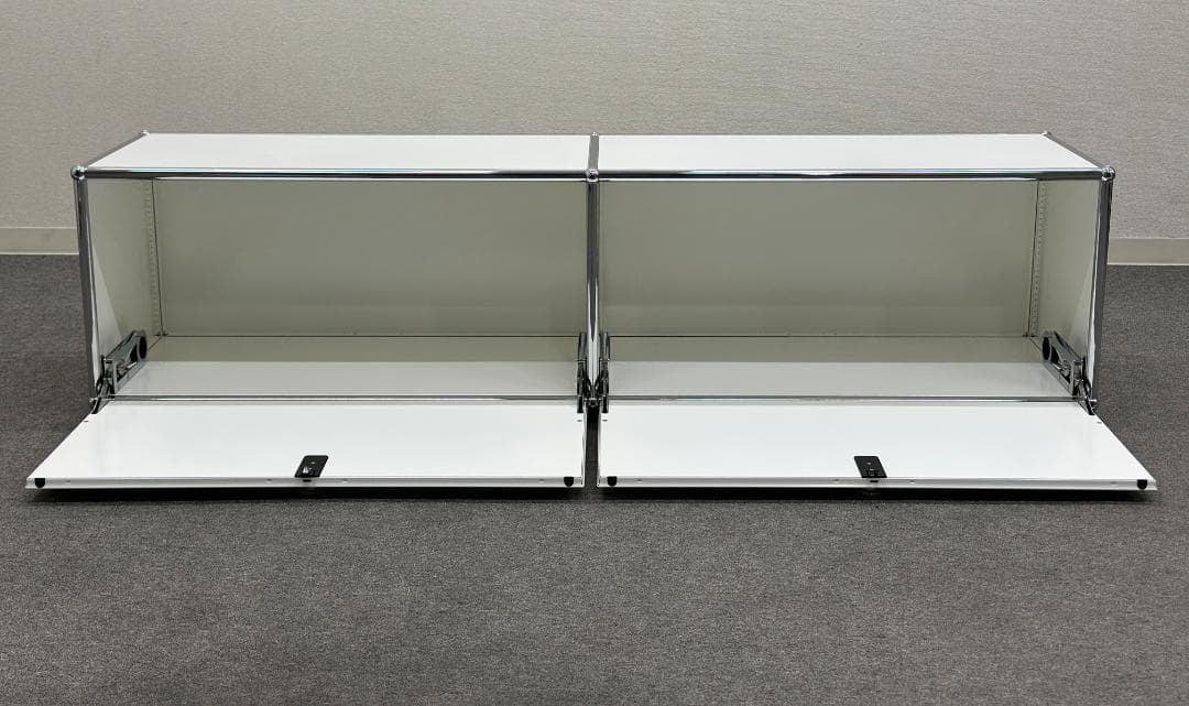 ラスト１点！USMハラー■サイドボード　テレビボード　2列1段　白　幅152cm