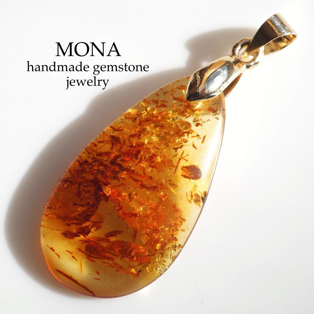 【Ruby】天然ケシパールのマンテルブレスレット