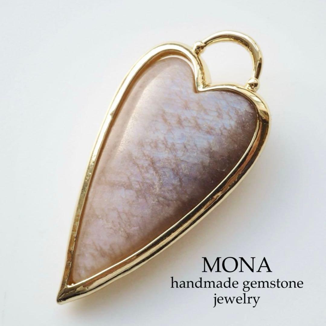 【Ruby】天然ケシパールのマンテルブレスレット