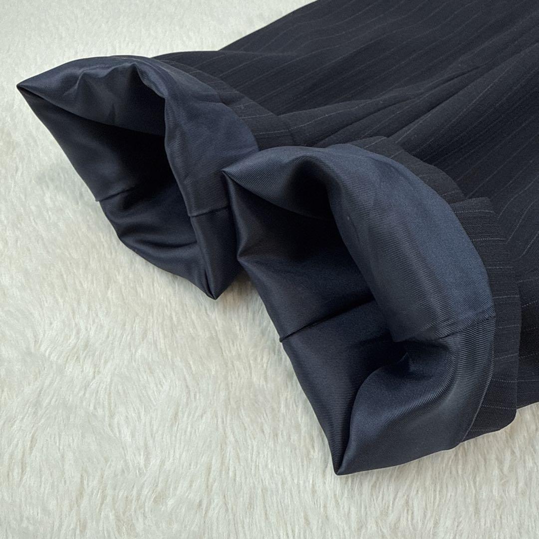 極美品　I.M.G.N　洋服の青山　レディーススーツ　大きいサイズ　ネイビー