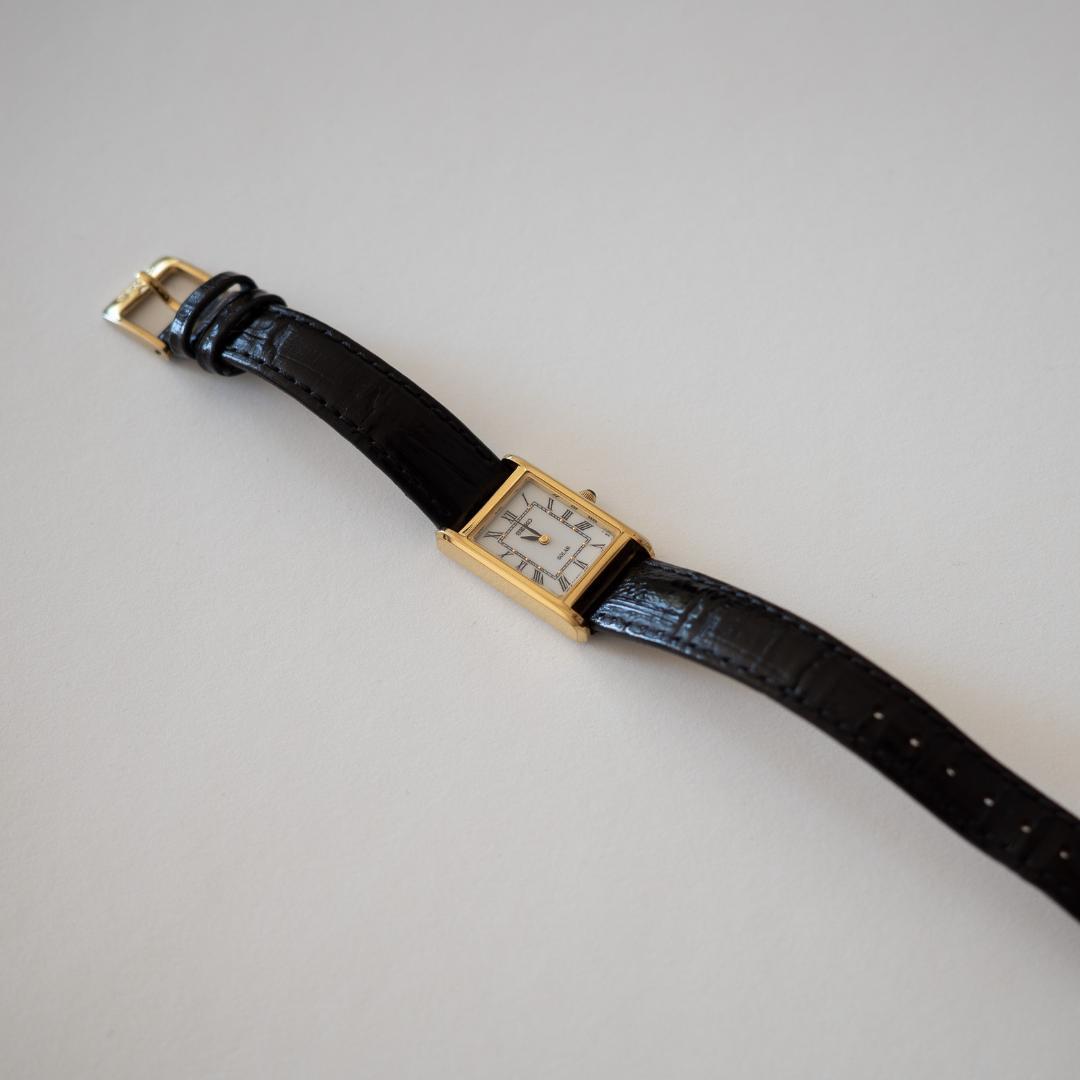 【美品】SEIKO セイコーソーラー SOLAR V115 レディース ゴールド