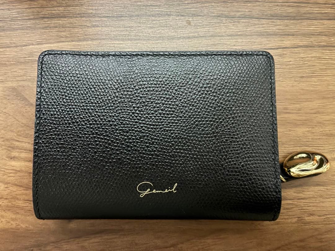 gemeil ジェムイル　ミニマルウォレット ブラック