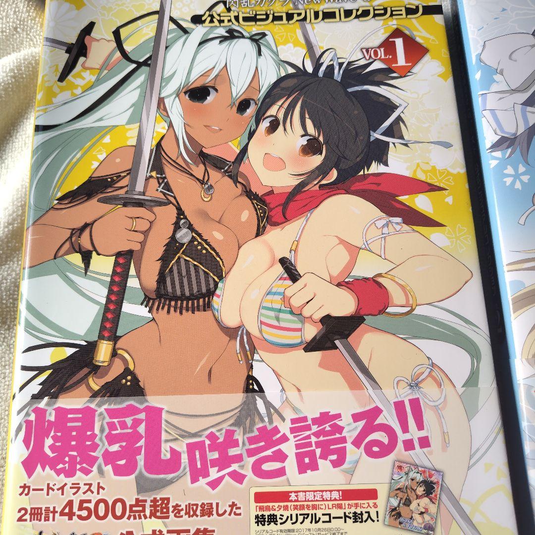 閃乱カグラ NewWave Gバースト公式ビジュアルコレクション Vol.1&2